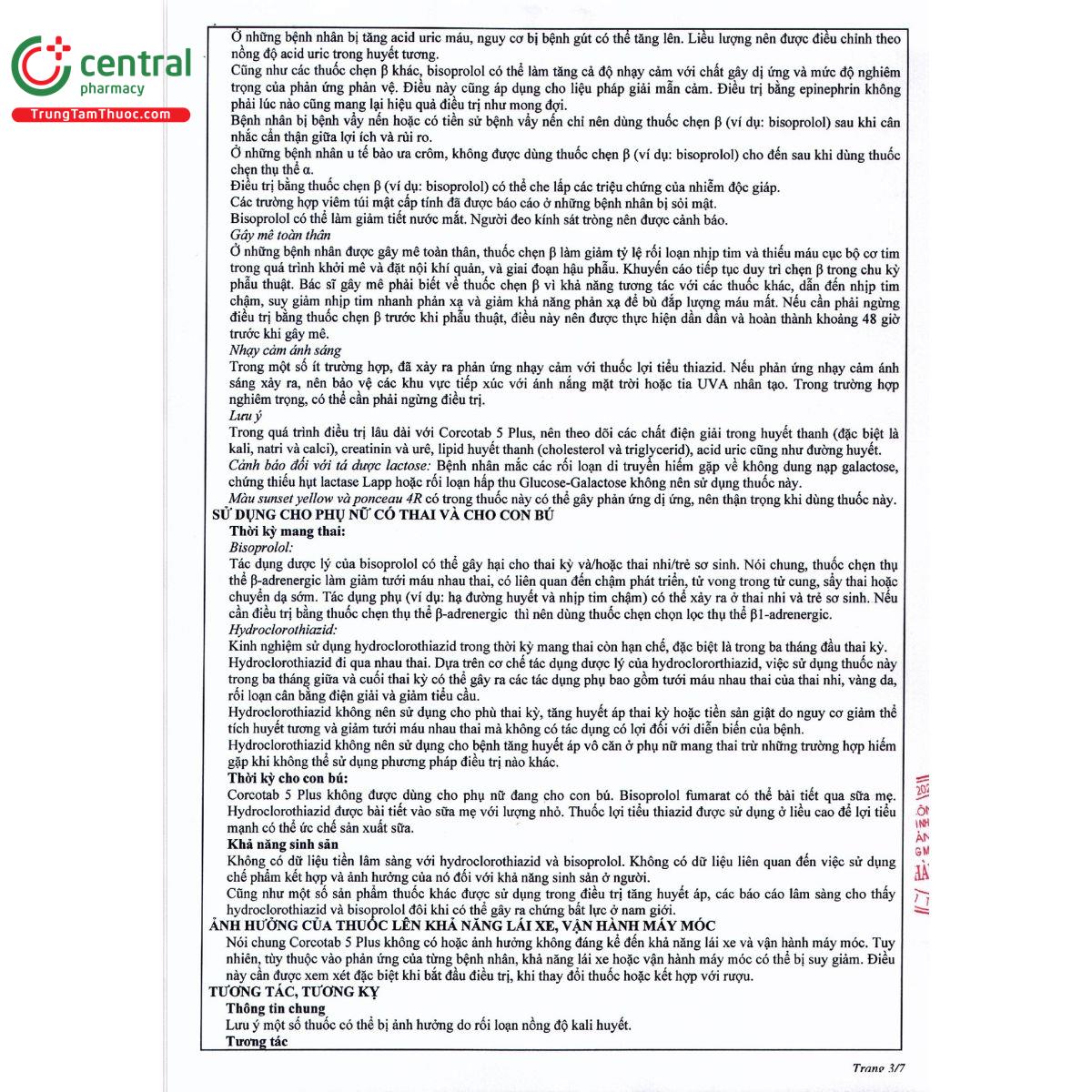 corcotab 5 plus 5 T7280 corcotab 5 plus 5 T7280