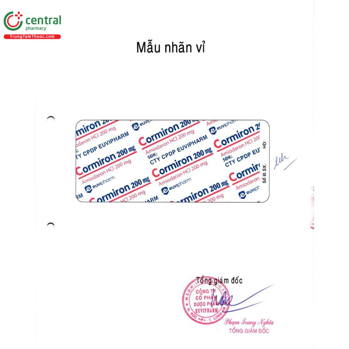 cormiron 200mg 5 C0617 cormiron 200mg 5 C0617