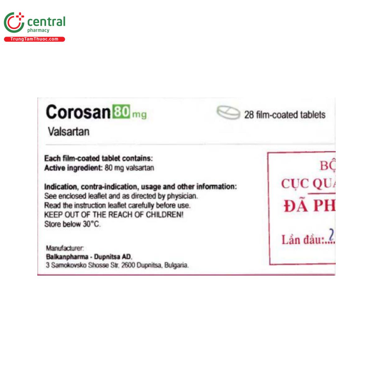 corosan 80mg 2 T7220 corosan 80mg 2 T7220