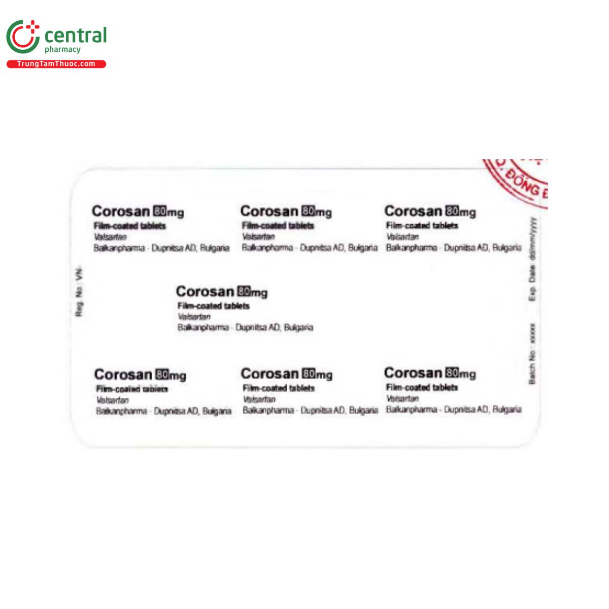 corosan 80mg 3 E1856 corosan 80mg 3 E1856