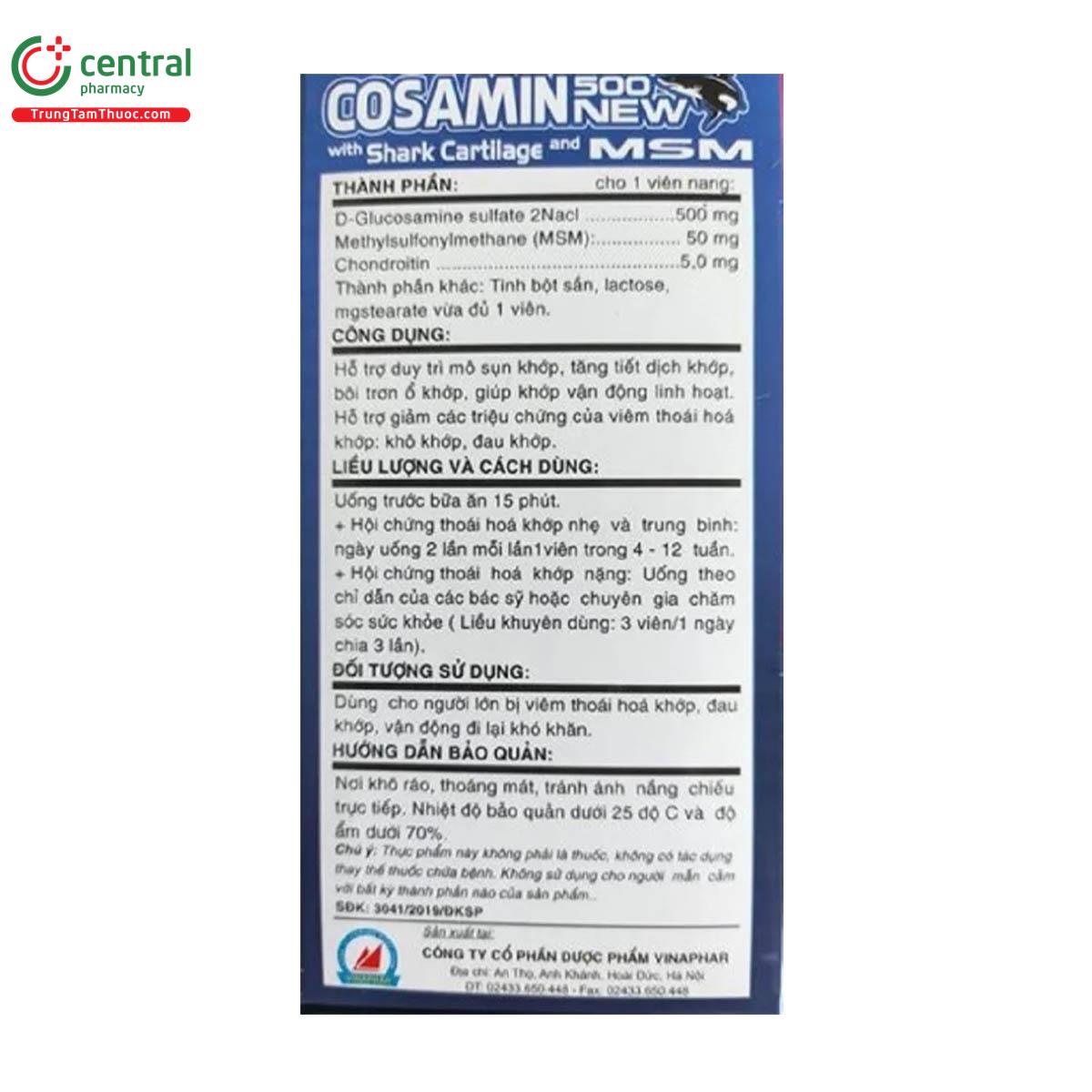 cosamin 500 new 3 G2588