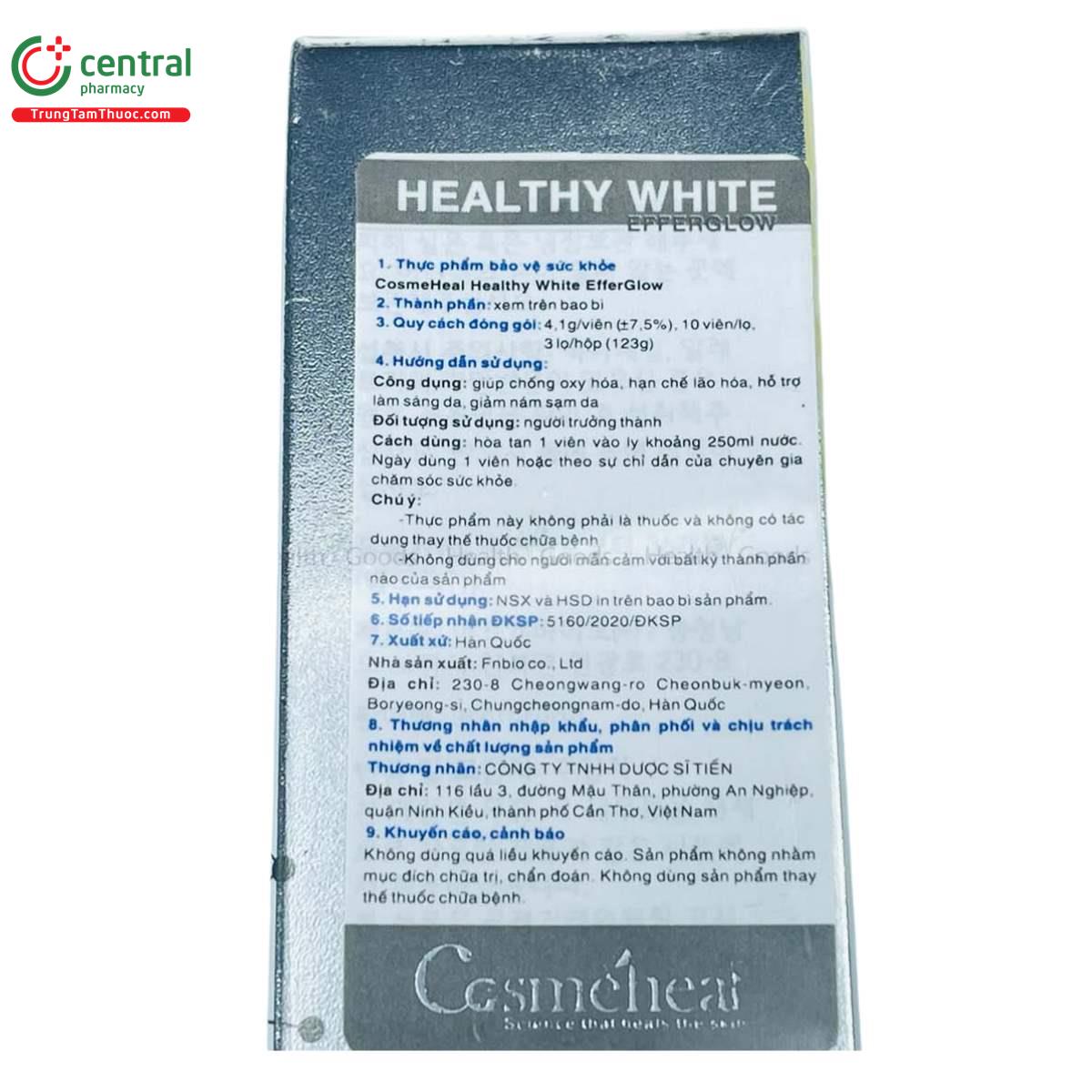 cosmeheal healthy white efferglow 6 D1771