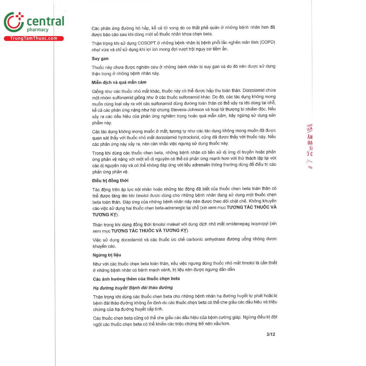 cosopt 5ml 10 D1241