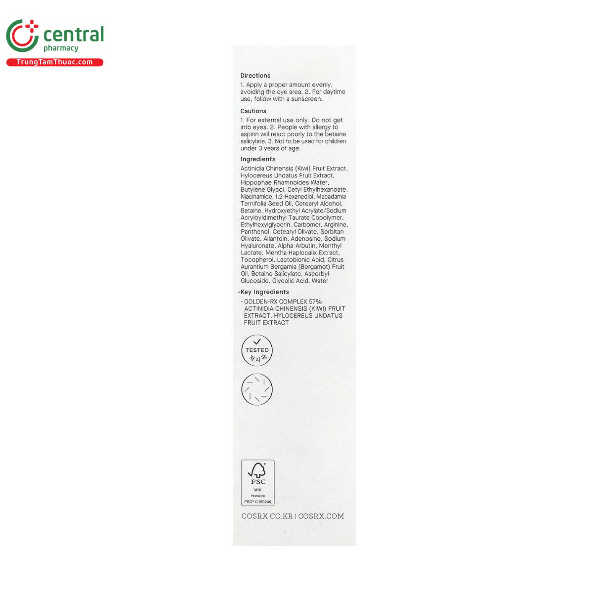 cosrx aha bha vitamin c daily cream 3 P6414