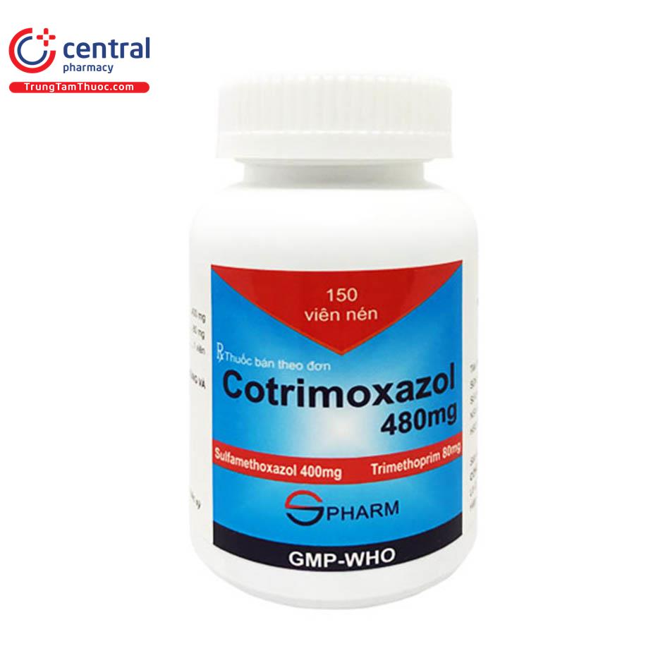 Thuốc Cotrimoxazol 480 mg S Pharm: tác dụng, liều dùng và giá bán