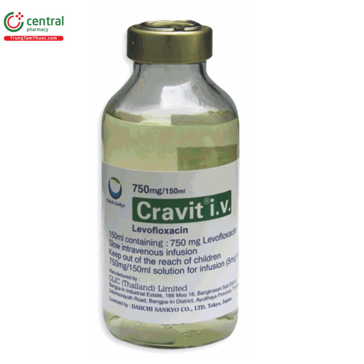 cravit iv 750mg 150ml 10 N5111