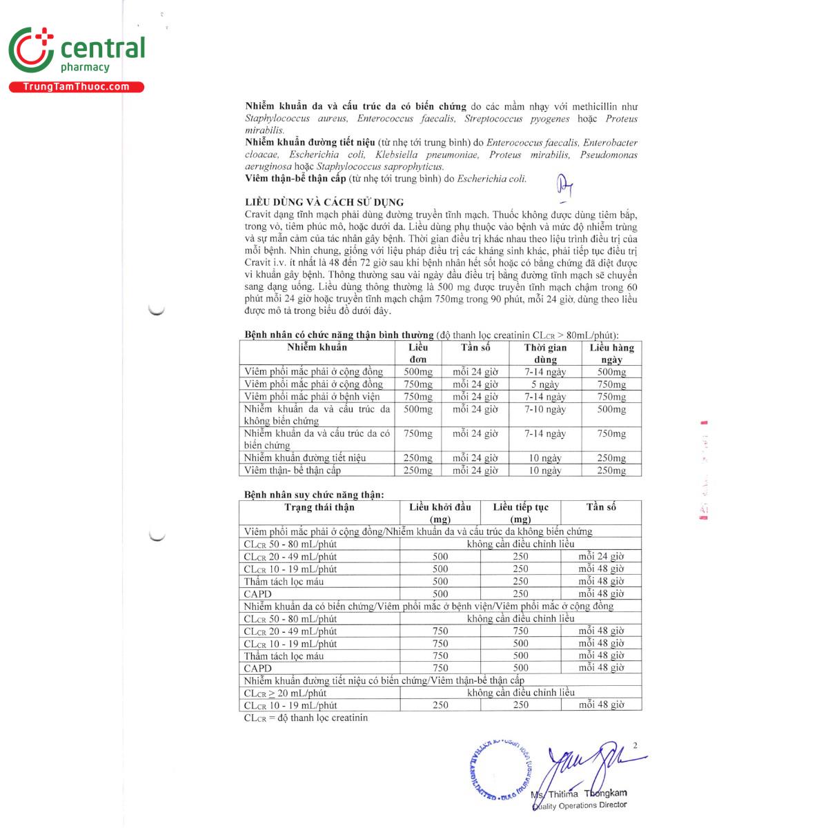 cravit iv 750mg 150ml 14 G2558