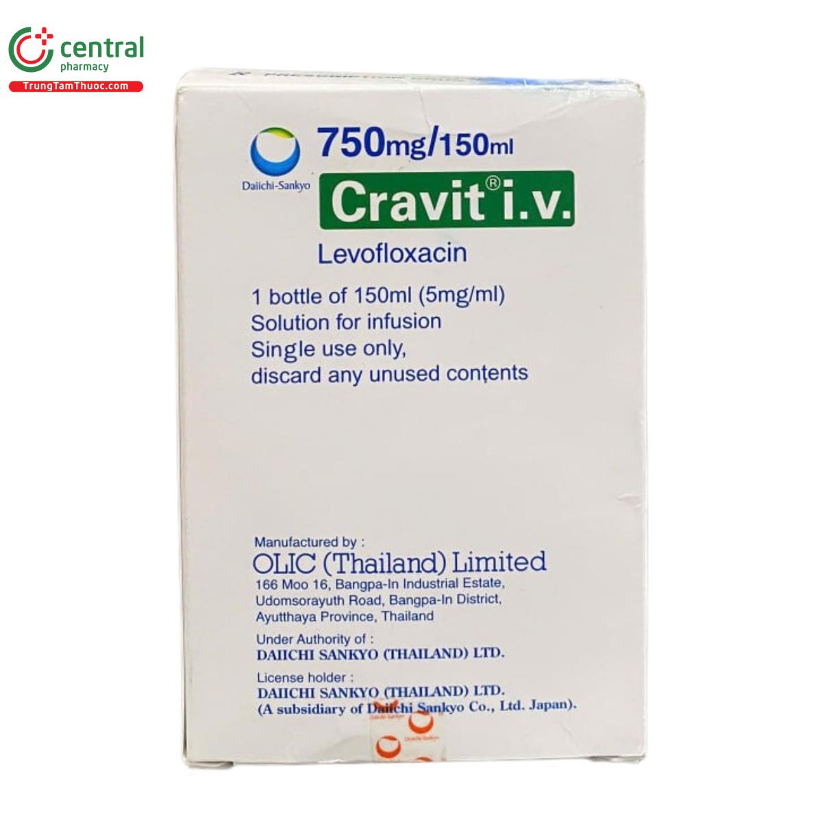 cravit iv 750mg 150ml 5 P6322