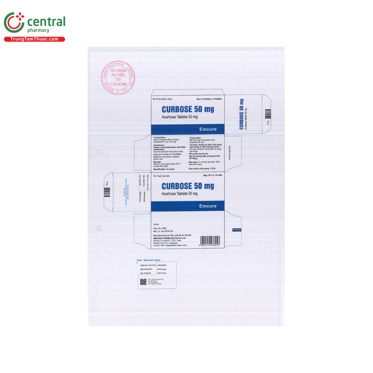 curbose 50 mg 2 I3310