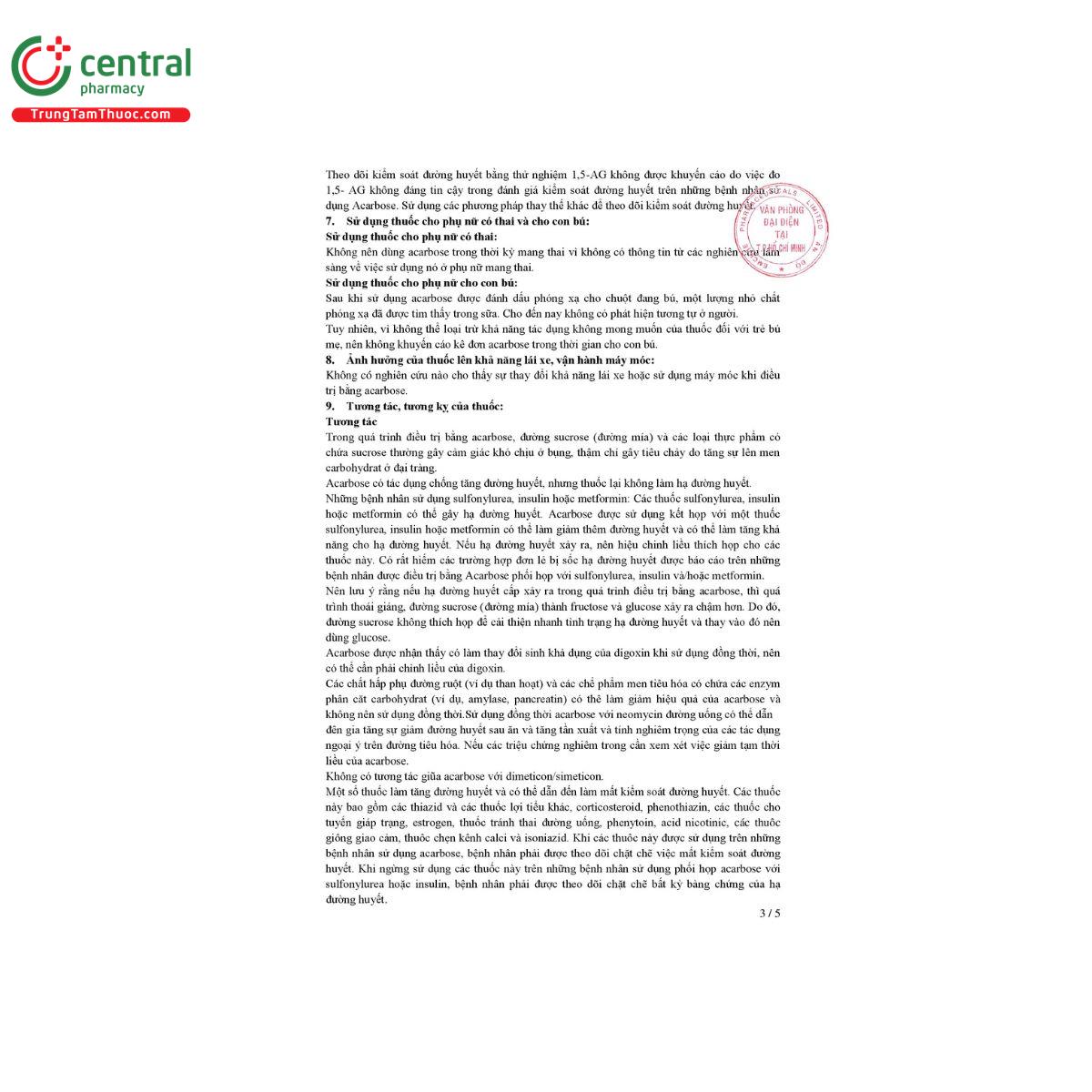 curbose 50 mg 6 V8671