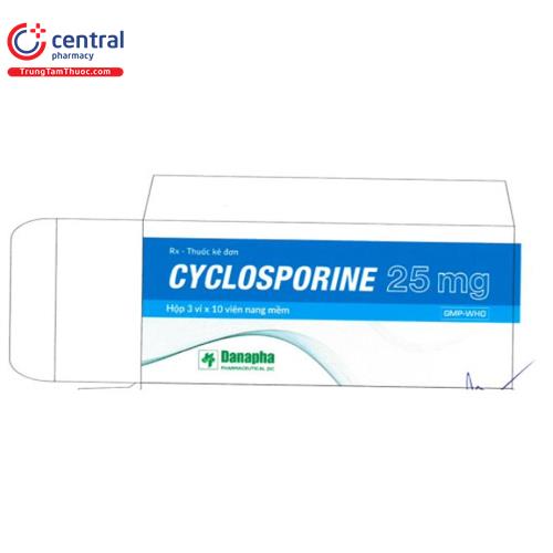Cyclosporine 25 mg Danapha