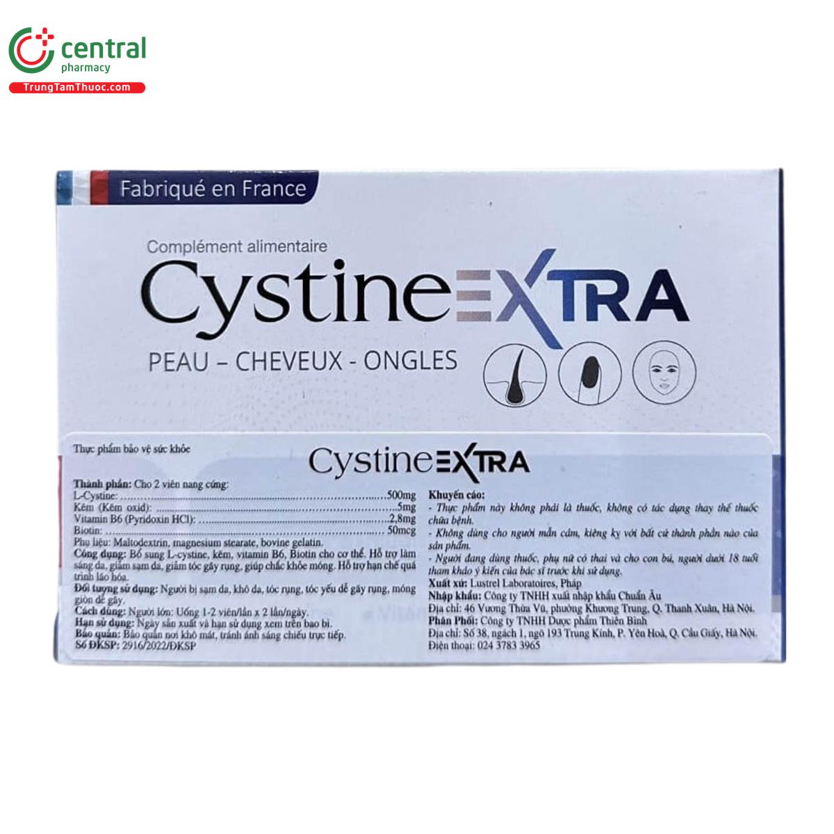 cystine extra lustrel laboratoires 4 D1634 cystine extra lustrel laboratoires 4 D1634