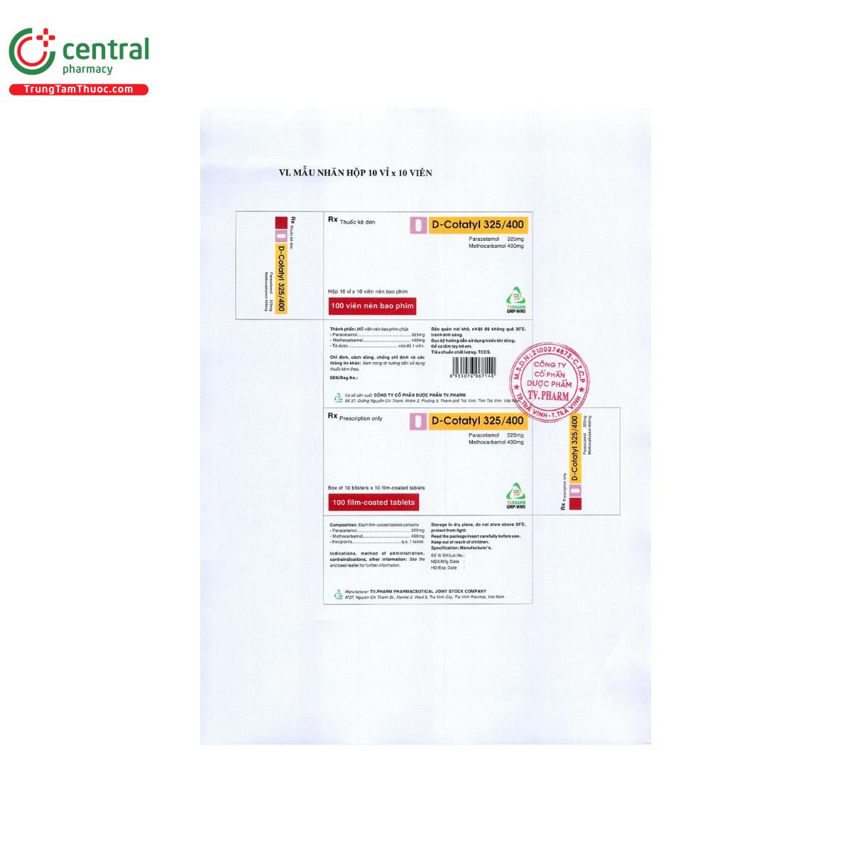 d cotatyl 325 400 4 M4442 d cotatyl 325 400 4 M4442