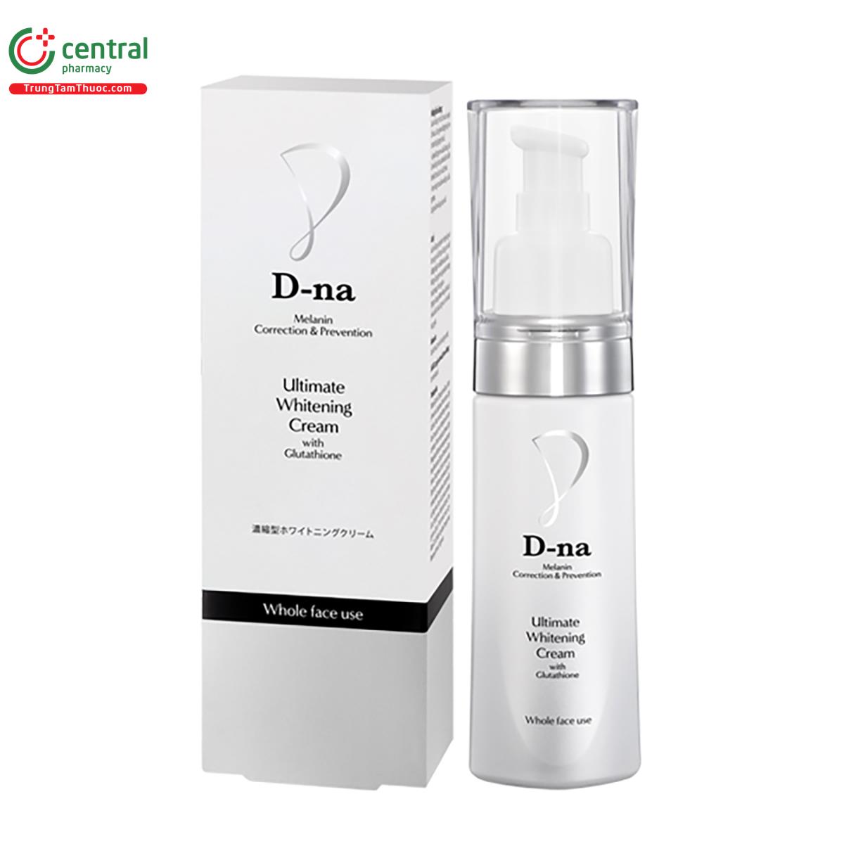 d na ultimate whitening cream 2 O5181