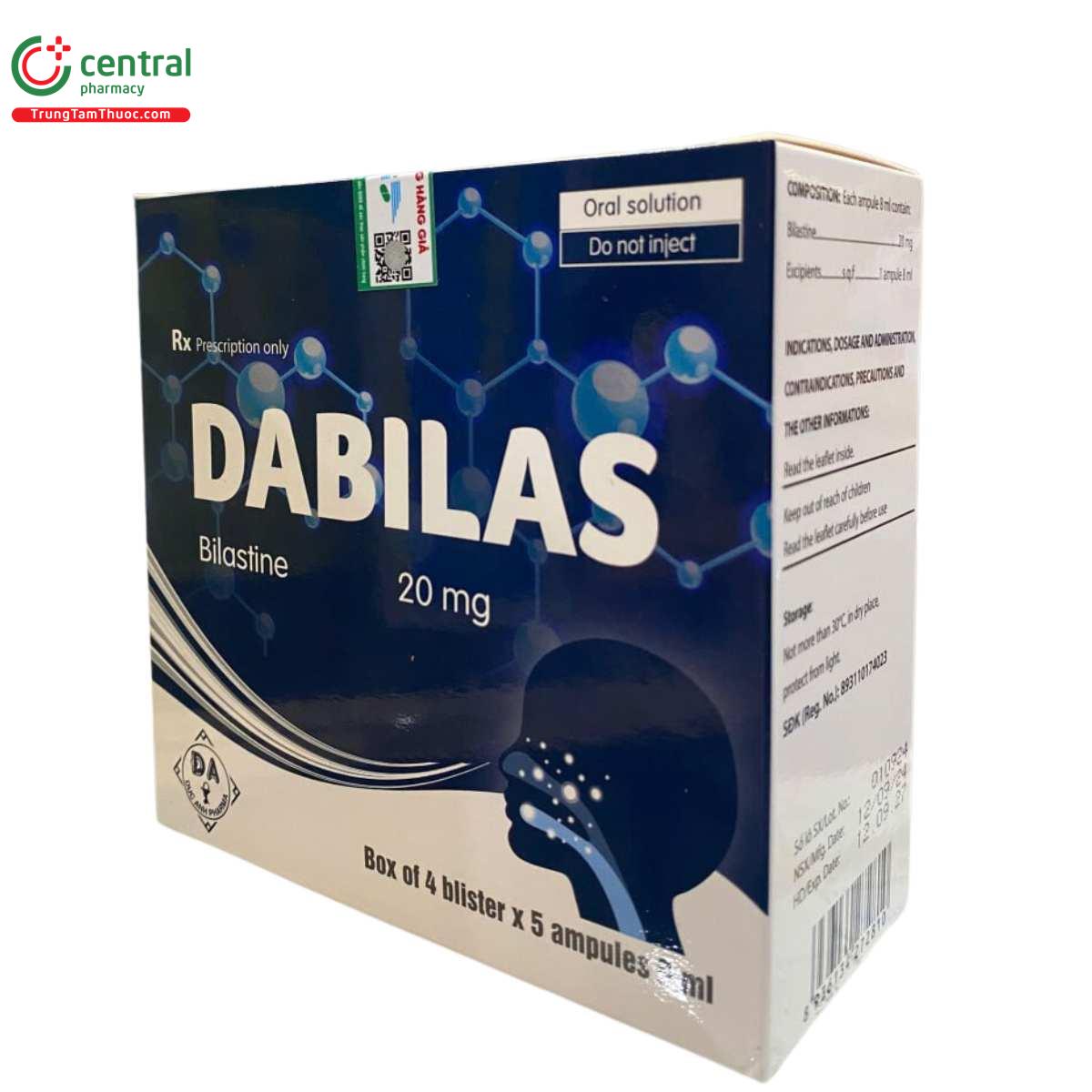 dabilas 20mg8ml 6 A0363