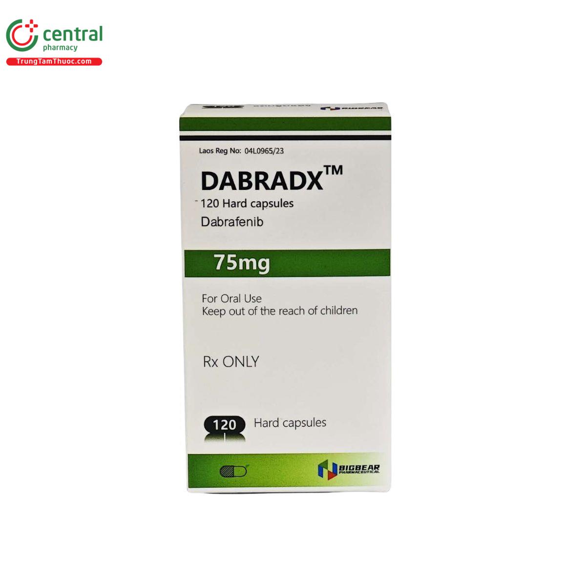 dabradx 75mg 2 B0660