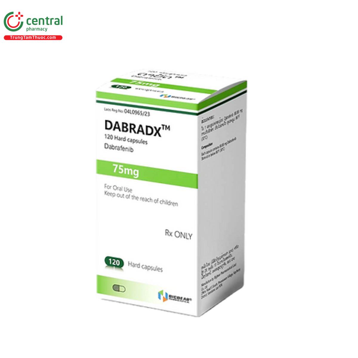 dabradx 75mg 3 C0253