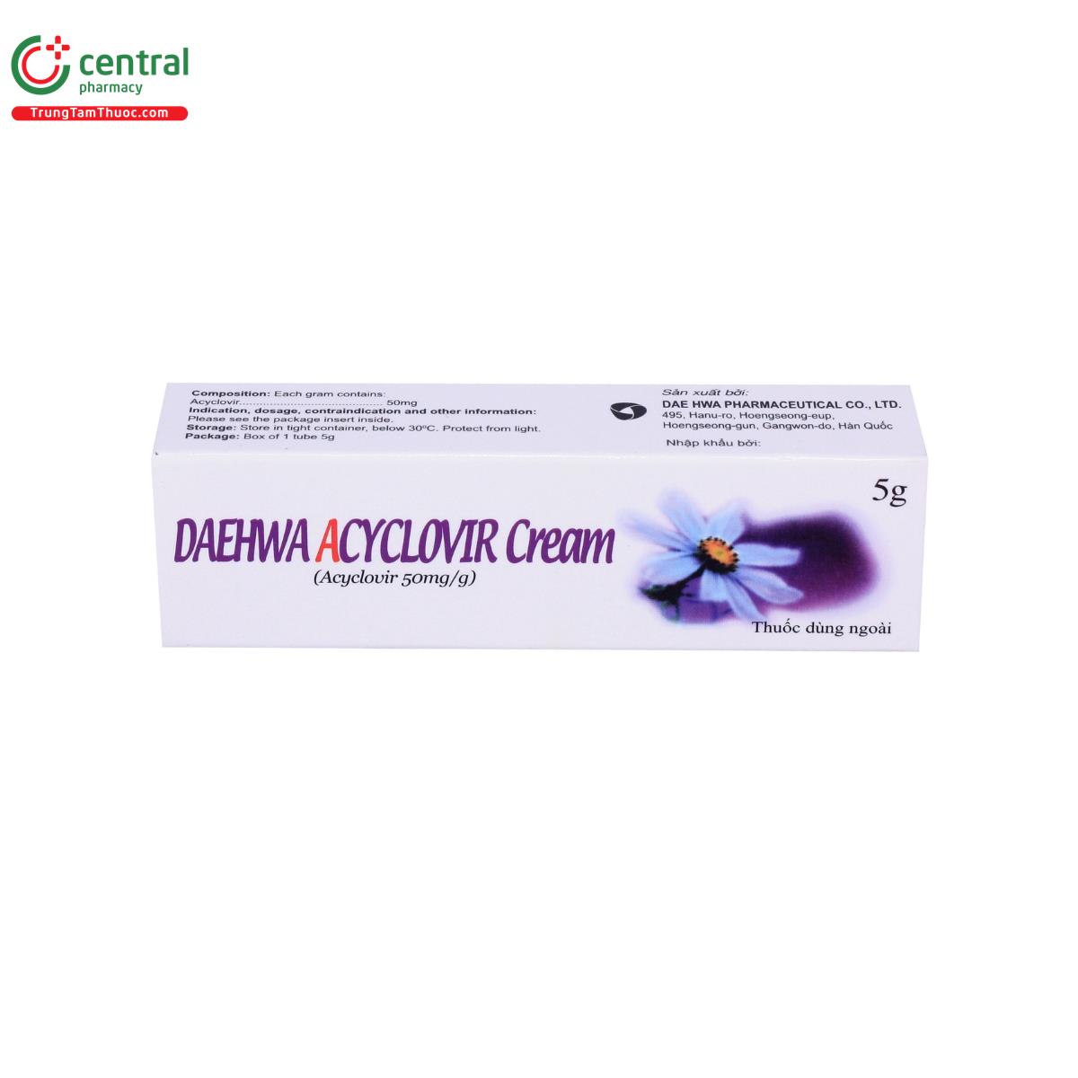 daehwa acyclovir cream 4 H3650