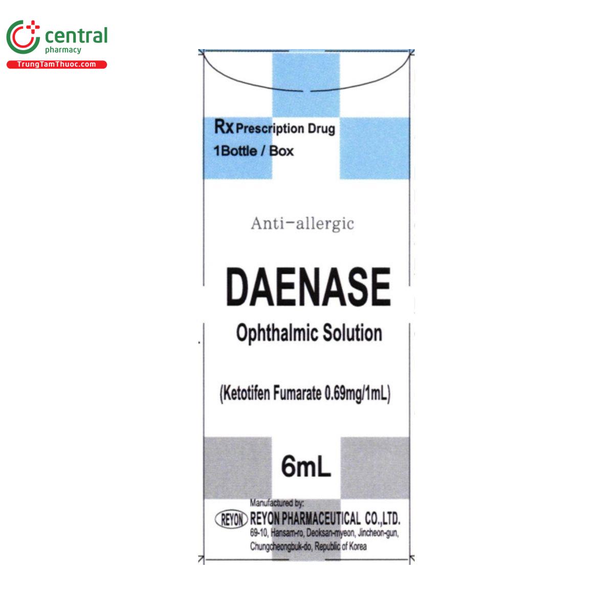 daenase ophthalmic solution 2 Q6652 daenase ophthalmic solution 2 Q6652