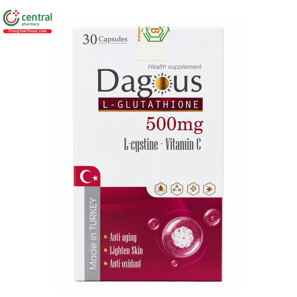 dagous l glutathione 500mg 2 D1020 dagous l glutathione 500mg 2 D1020