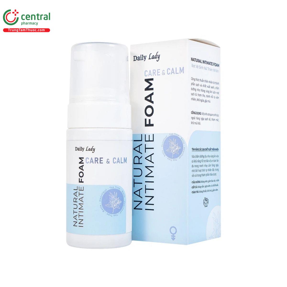 daily lady natural intimate foam care va calm 1 E1323