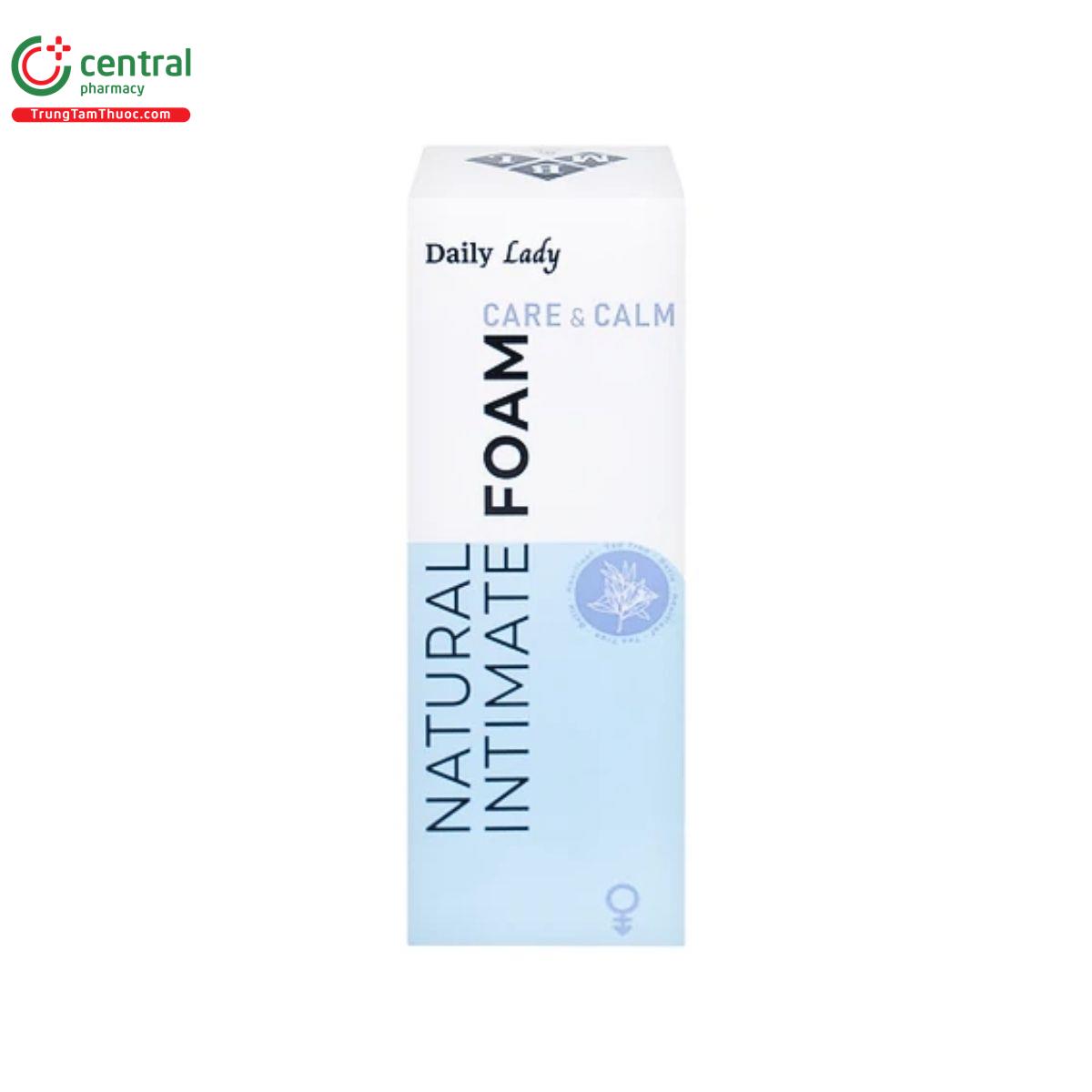 daily lady natural intimate foam care va calm 2 T7774