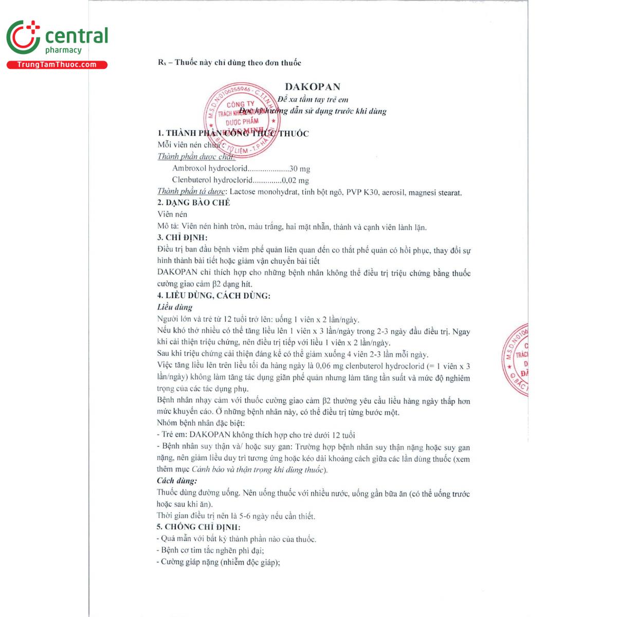 dakopan 30mg 002mg 4 J3235 dakopan 30mg 002mg 4 J3235