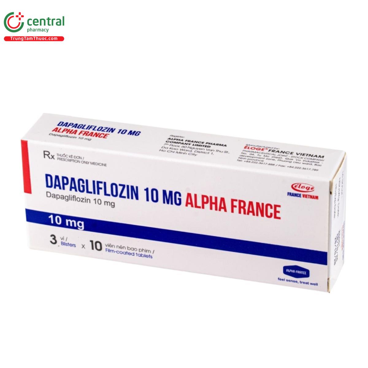 dapagliflozin 10mg alpha france 3 F2484 dapagliflozin 10mg alpha france 3 F2484
