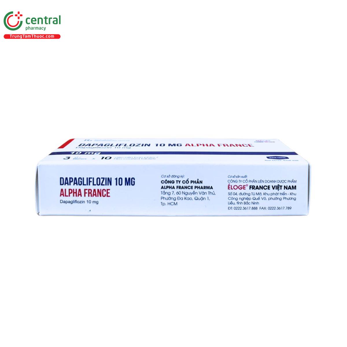 dapagliflozin 10mg alpha france 5 P6206 dapagliflozin 10mg alpha france 5 P6206