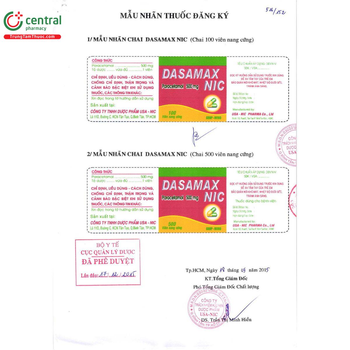 dasamax nic 500mg 2 I3144