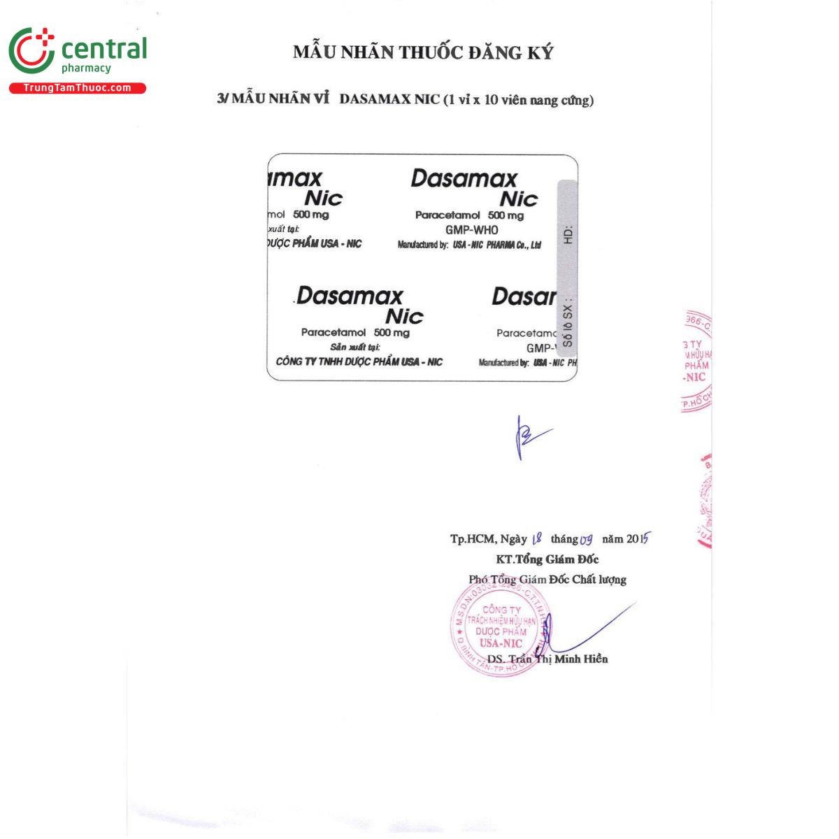 dasamax nic 500mg 3 A0764