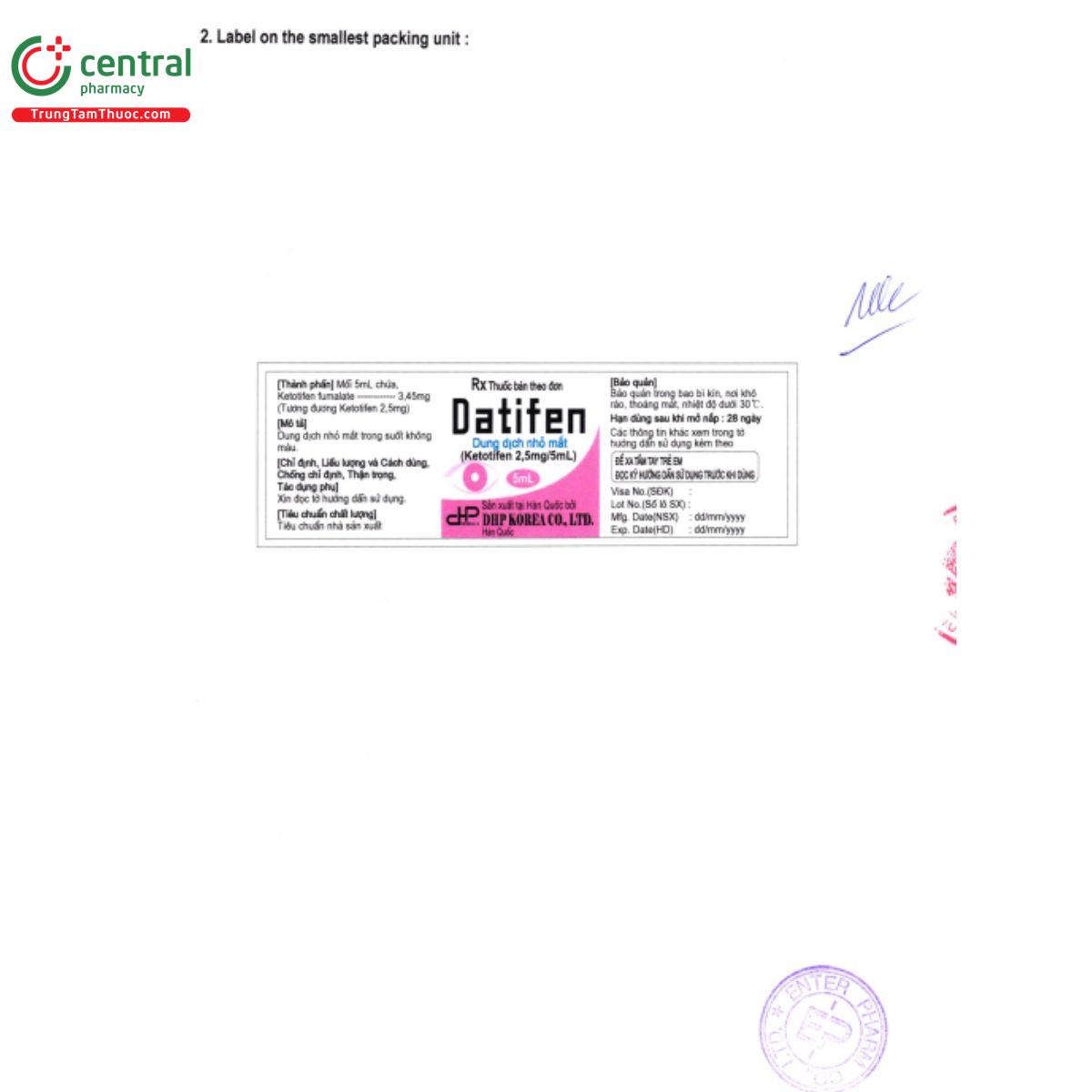 datifen oph 4 K4888 datifen oph 4 K4888