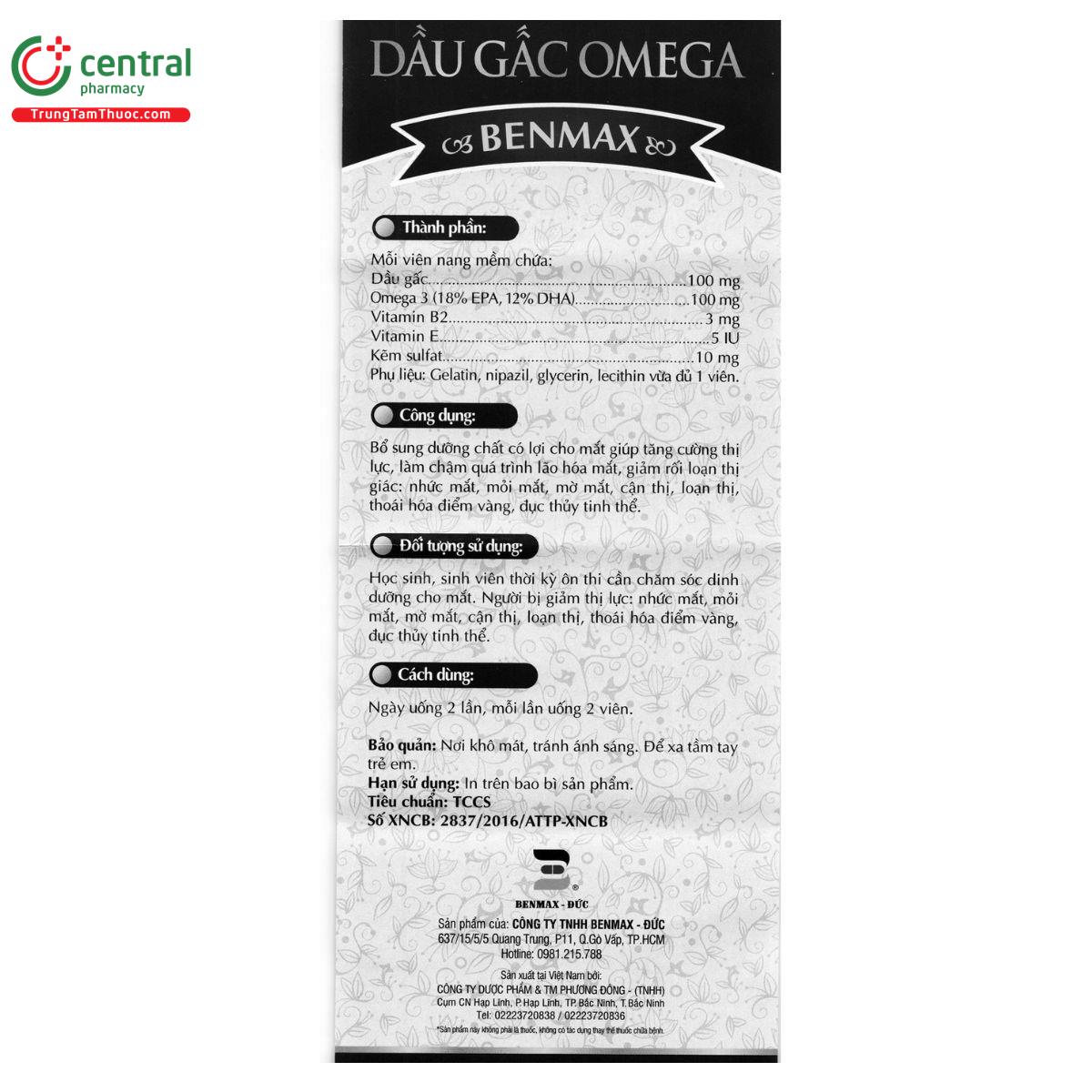 dau gac omega benmax 4 K4013