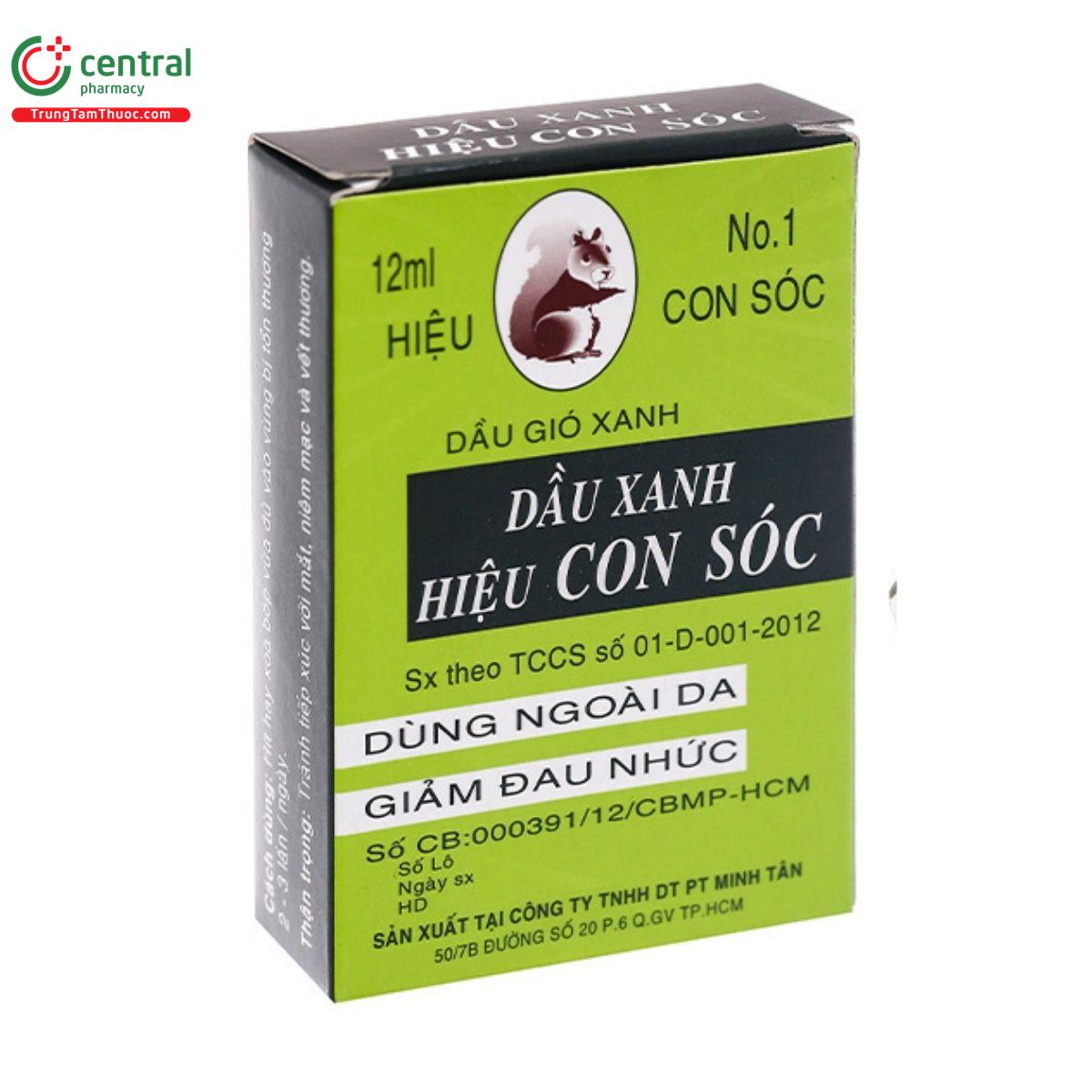 dau gio xanh hieu con soc chai 12ml 3 C0772