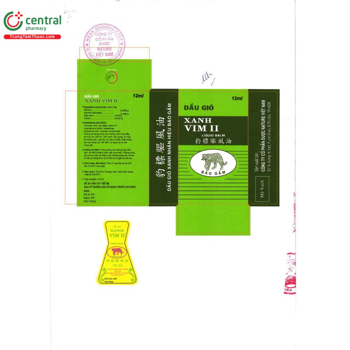dau gio xanh vim ii 10 C1283 dau gio xanh vim ii 10 C1283