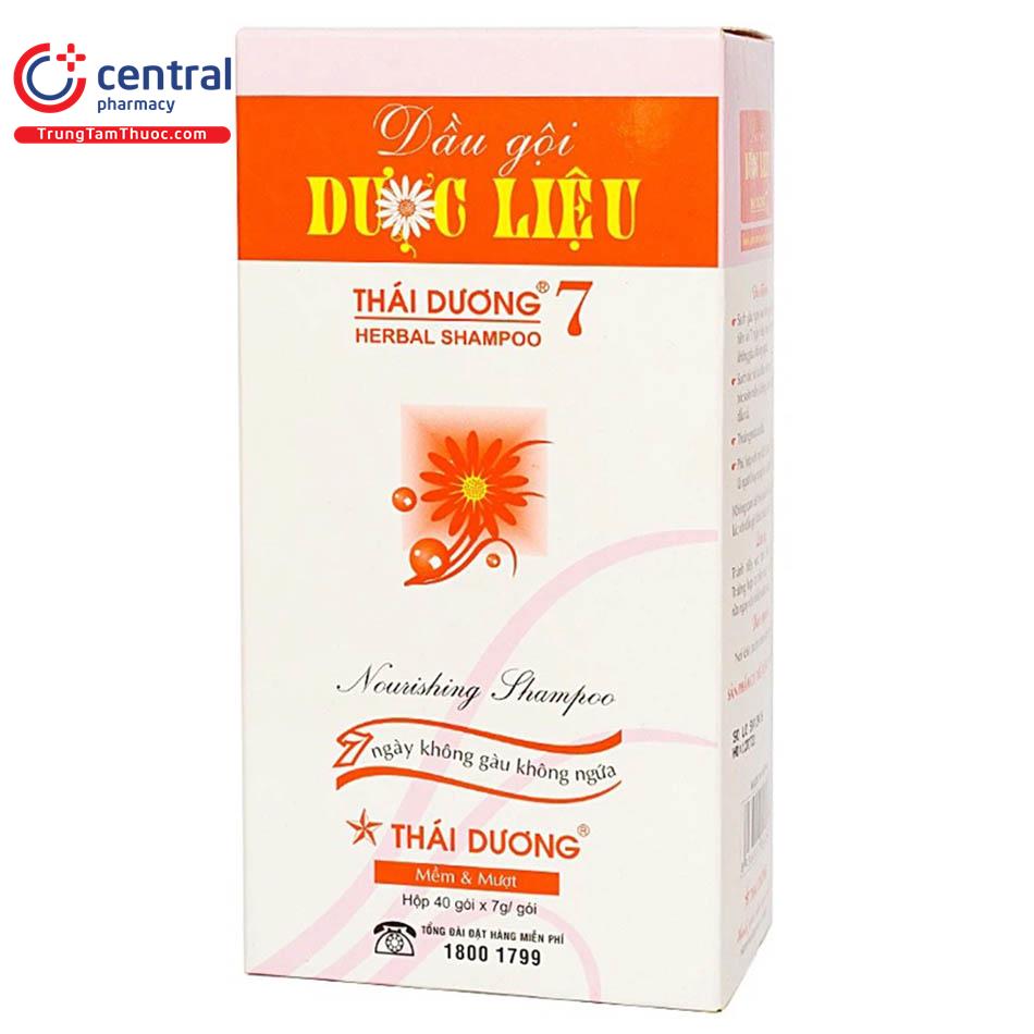 Dầu gội Dược liệu Thái Dương 7 dạng gói