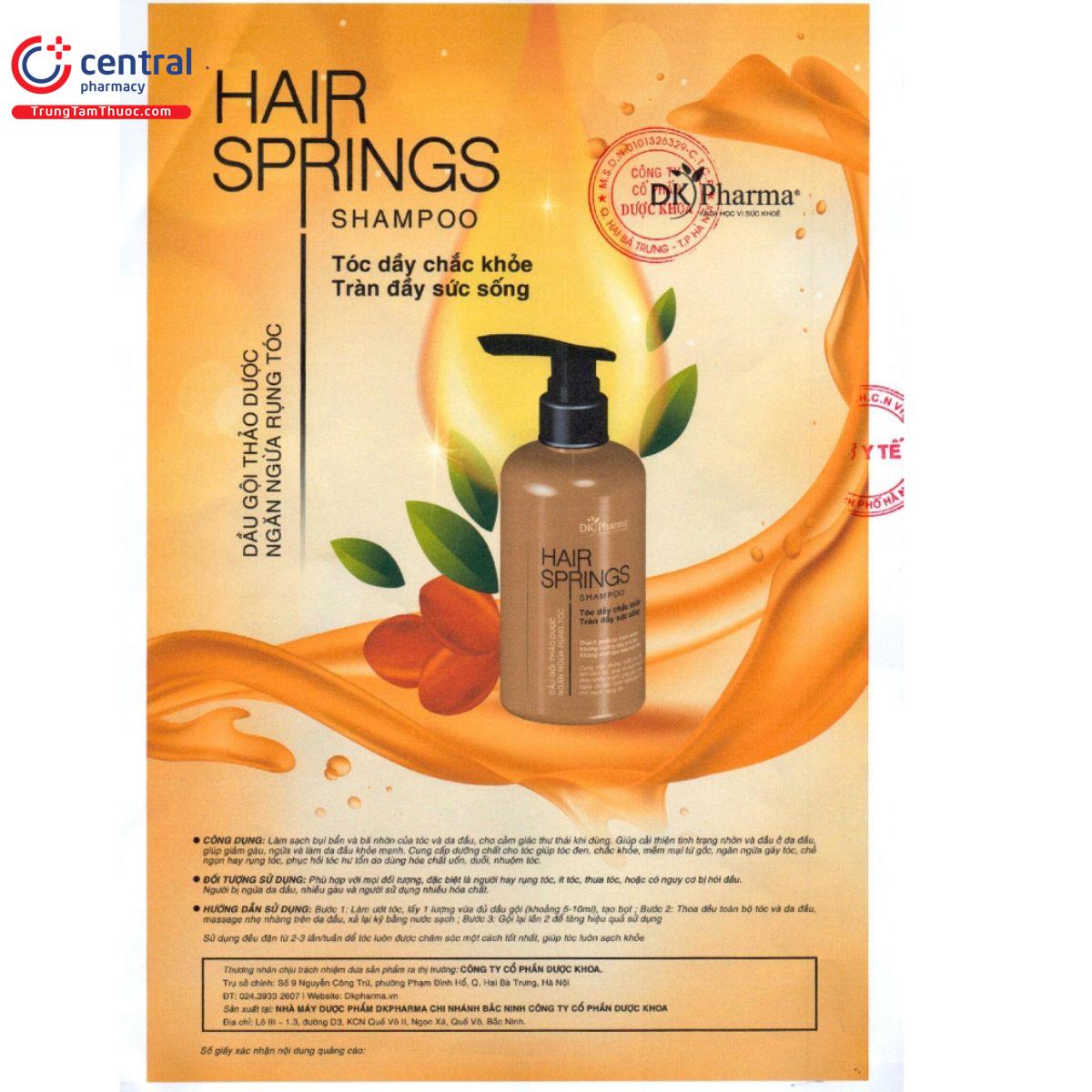 dau goi hair springs shampoos 9 G2245