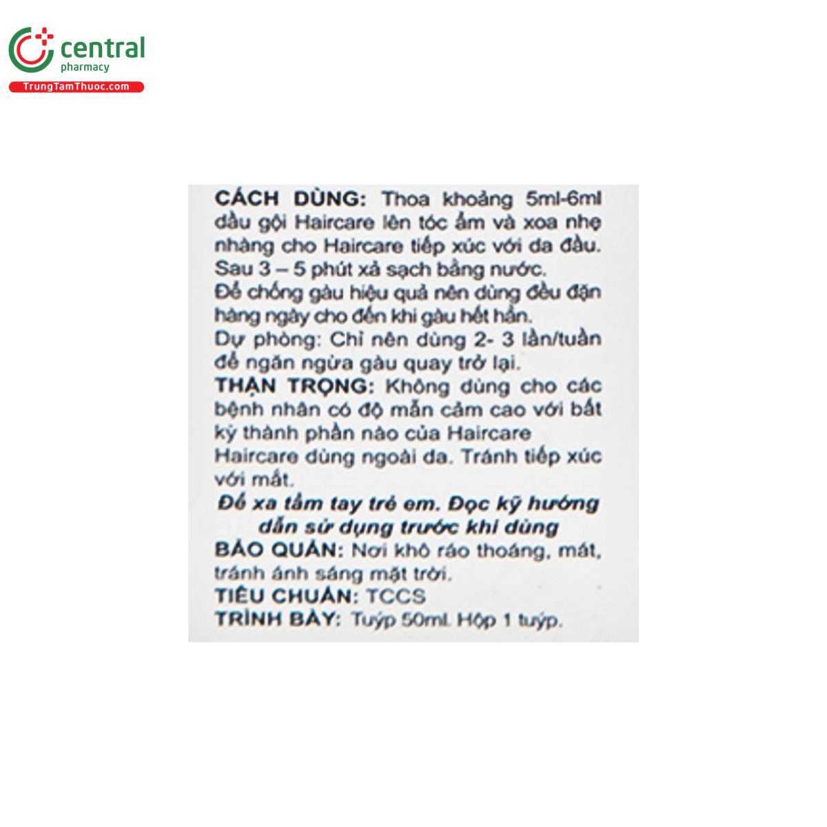 dau goi haircare bimex 7 T7782