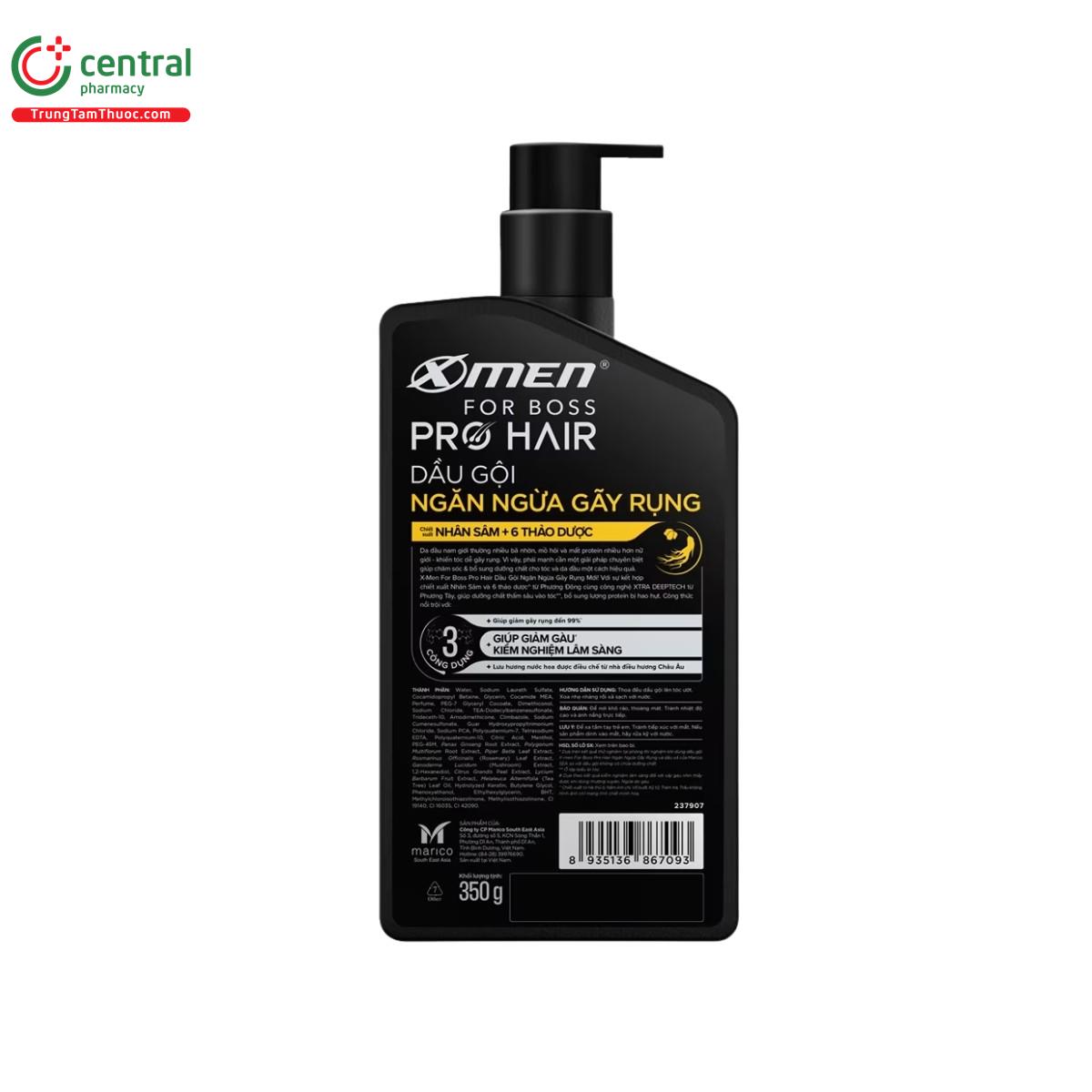 dau goi ngan ngua gay rung x men for boss pro hair 3 L4782