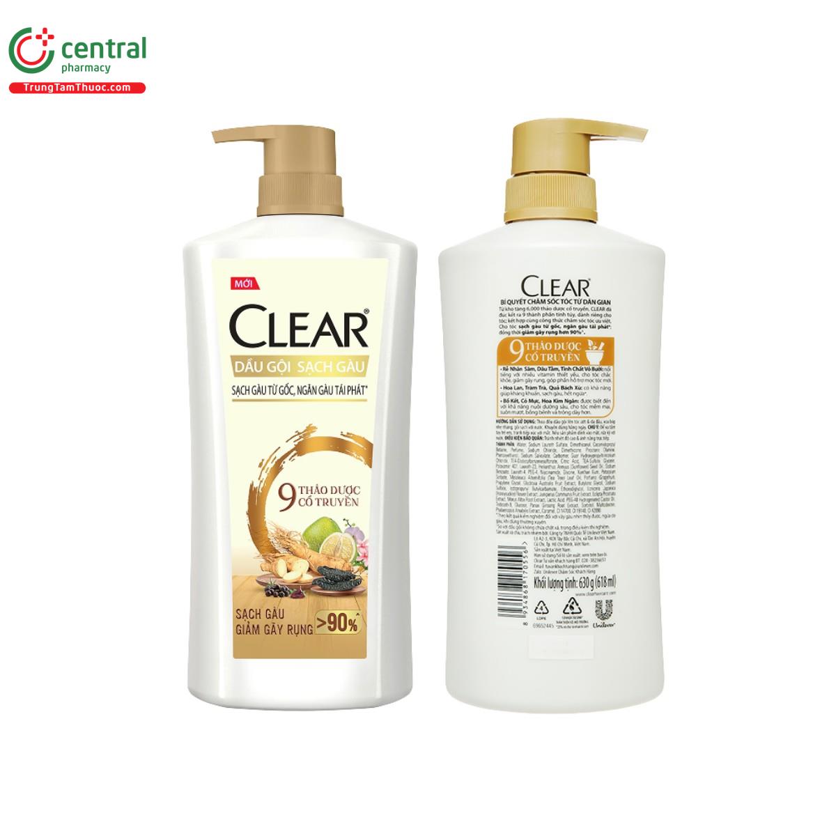 dau goi sach gau clear 9 thao duoc co truyen 3 K4014