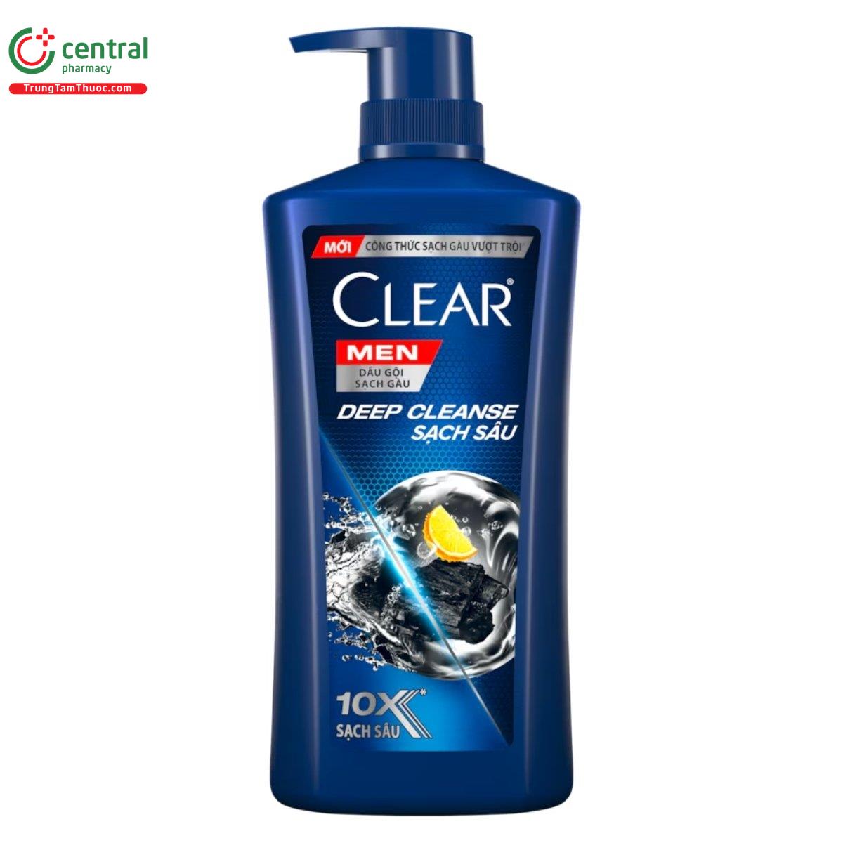 Dầu gội Clear Men Deep Cleanse sạch sâu - Đánh bay gàu, loại bỏ nhờn