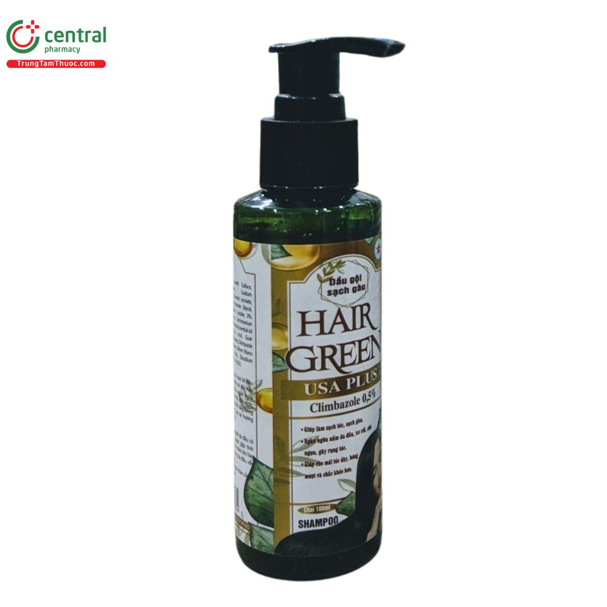dau goi sach gau hair green usa plus 100ml 6 C0148