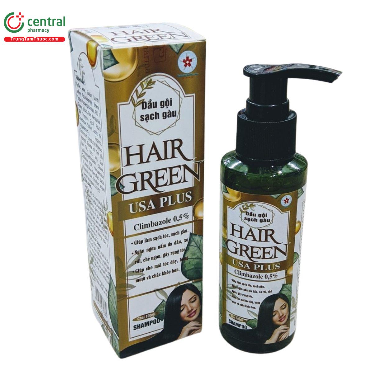 dau goi sach gau hair green usa plus 100ml P6422
