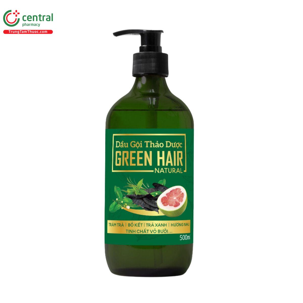 dau goi thao duoc green hair natural 500ml 6 U8254