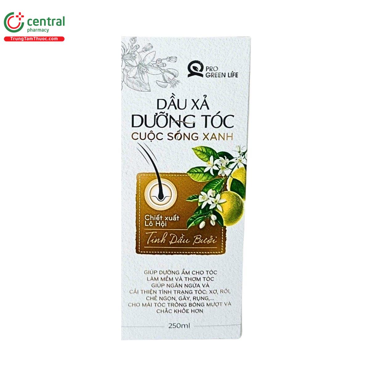 dau xa duong toc cuoc song xanh 250ml 3 B0408