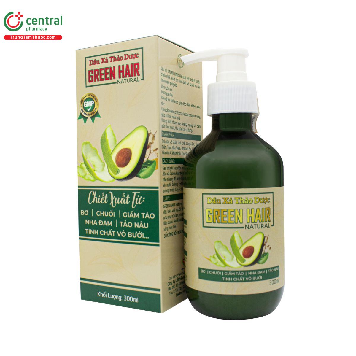 dau xa thao duoc green hair 300ml 2 M5001