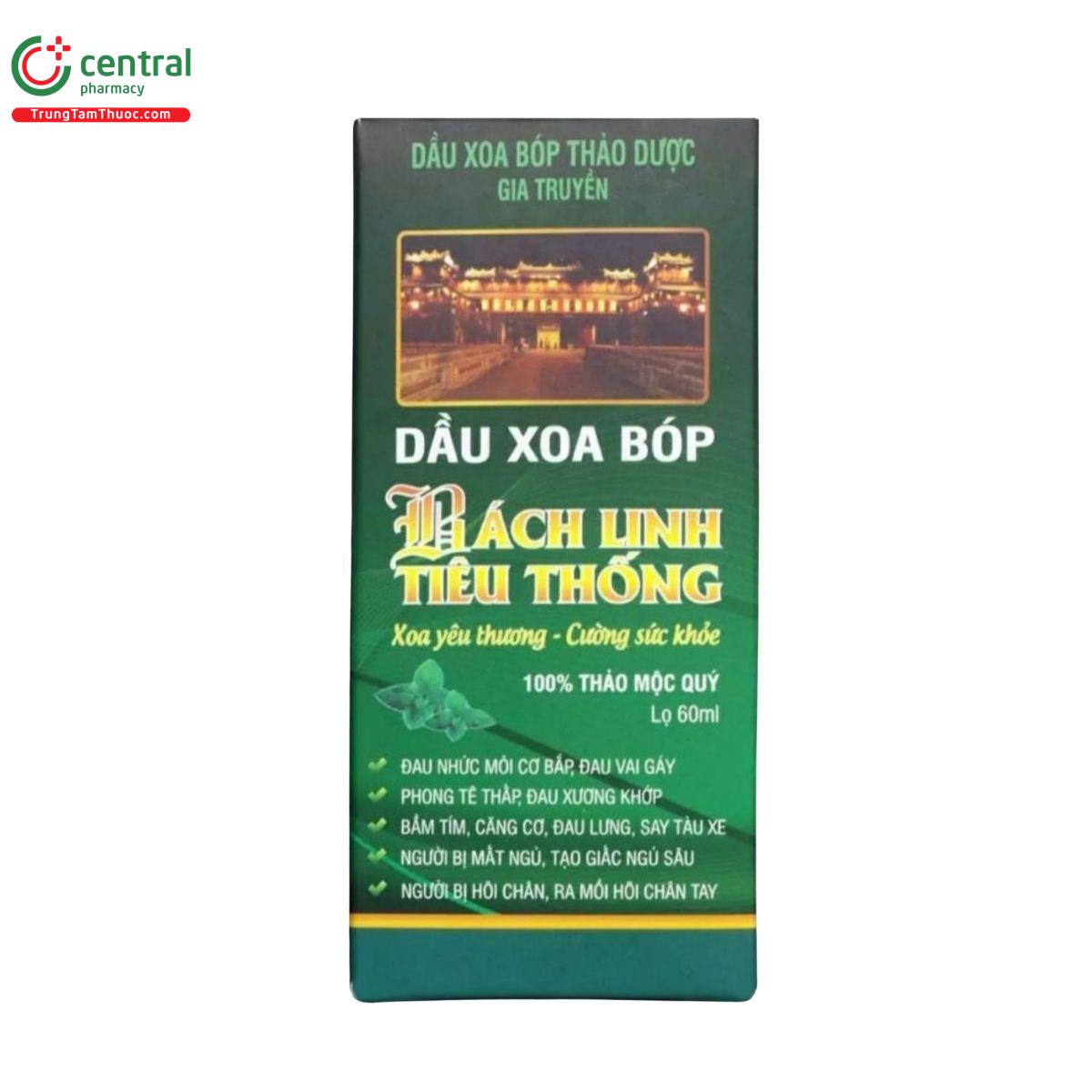 dau xoa bop bach linh tieu thong xanh 2 B0673