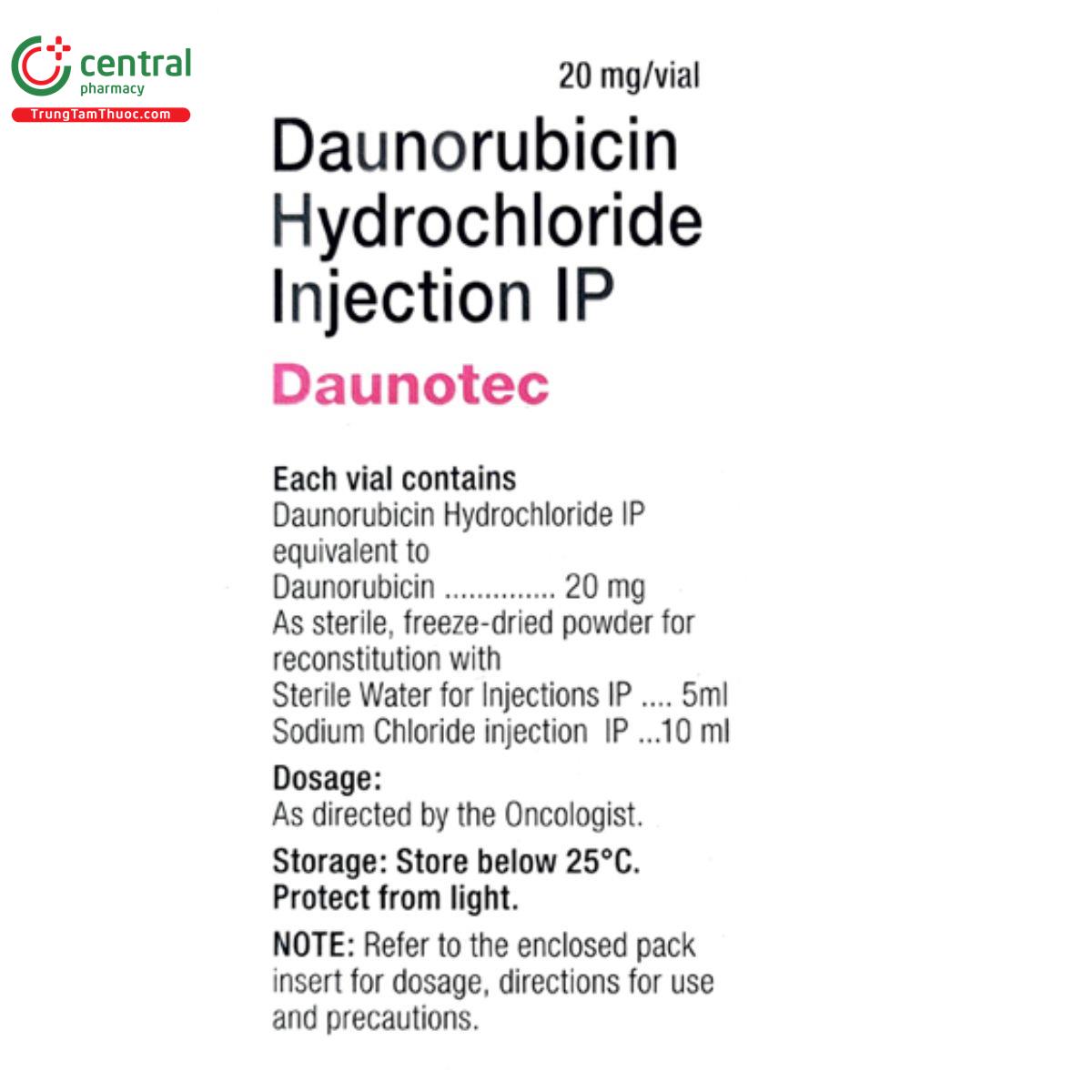 daunotec 20mg 3 G2101