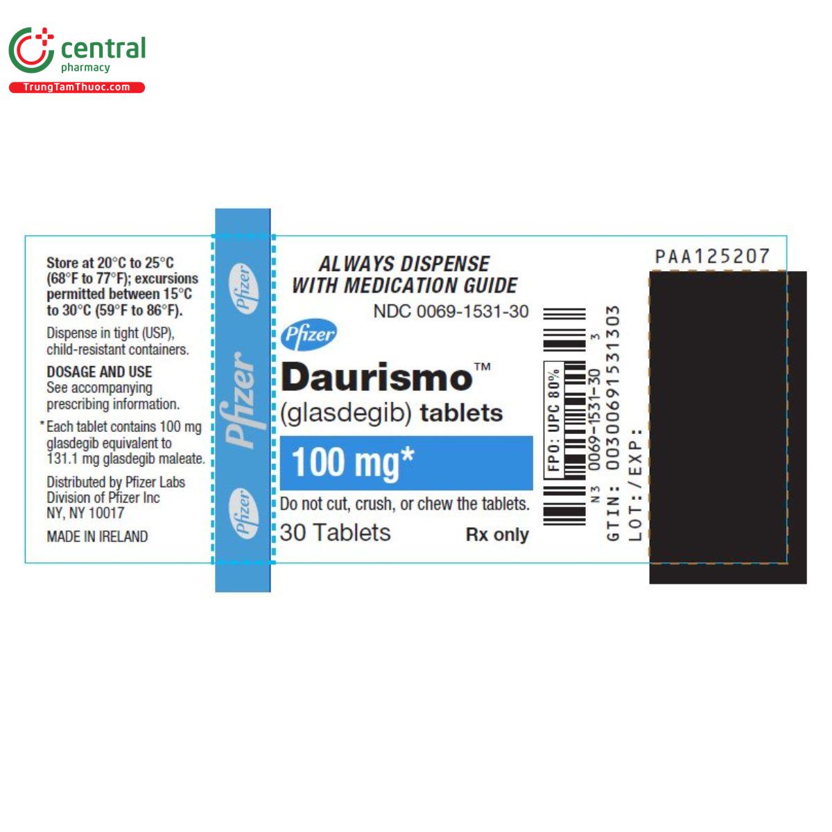 daurismo 100mg 3 L4584