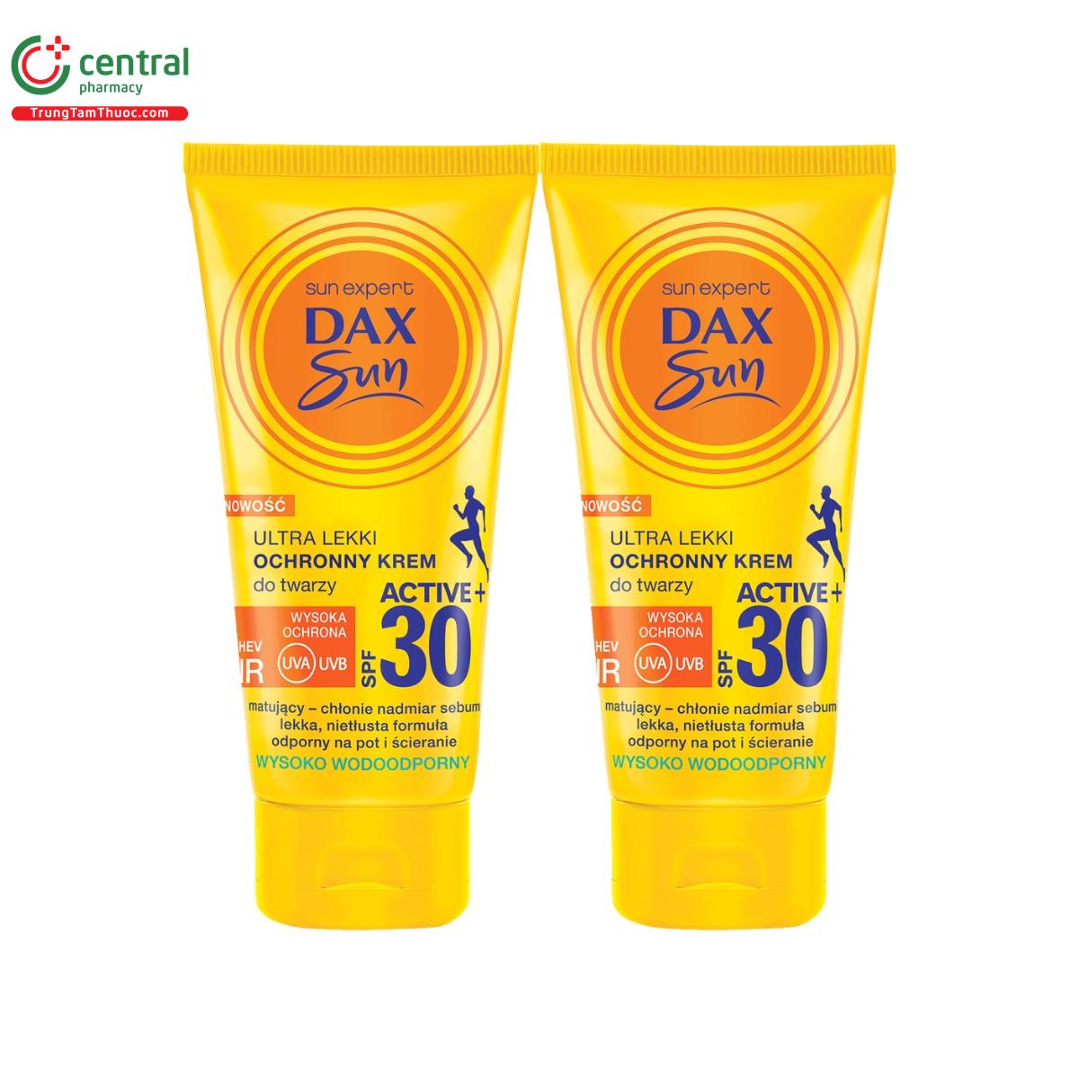 dax sun ultra lekki ochronny krem do twarzy spf30 active 3 G2572 dax sun ultra lekki ochronny krem do twarzy spf30 active 3 G2572